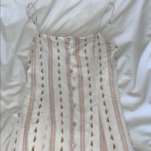 button down slip dress